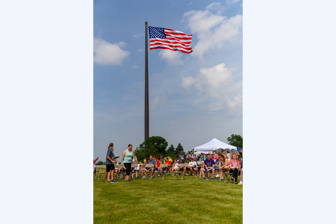 Acuity Health Challenge Village: With the World’s Tallest Symbol of Freedom flying in the background, the Acuity Health Challenge Village featured vendors who volunteered their time to promote various aspects of health, wellness, and safety.