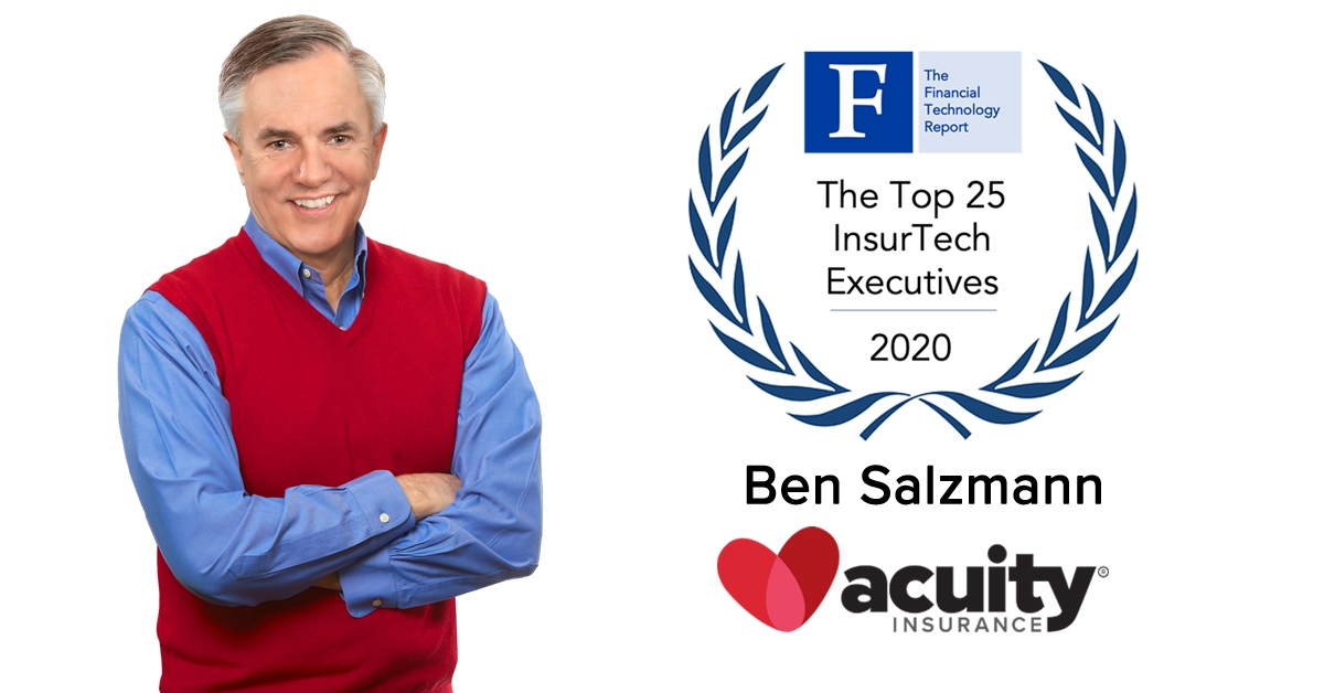 Acuity's Ben Salzmann Named Top 25 InsurTech Executive