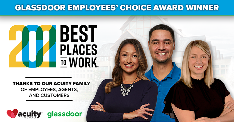 Acuity Earns Best Workplace Recognition from Glassdoor