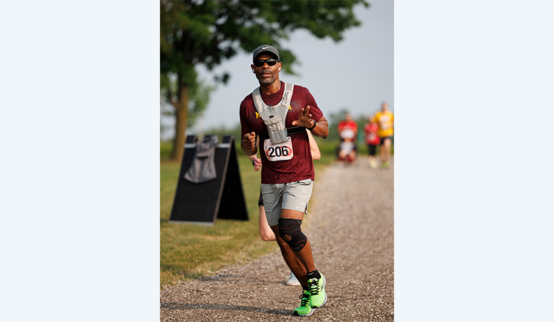 5-mile runner Frantz Felix. (Photo from Jeff Kernen Photography)