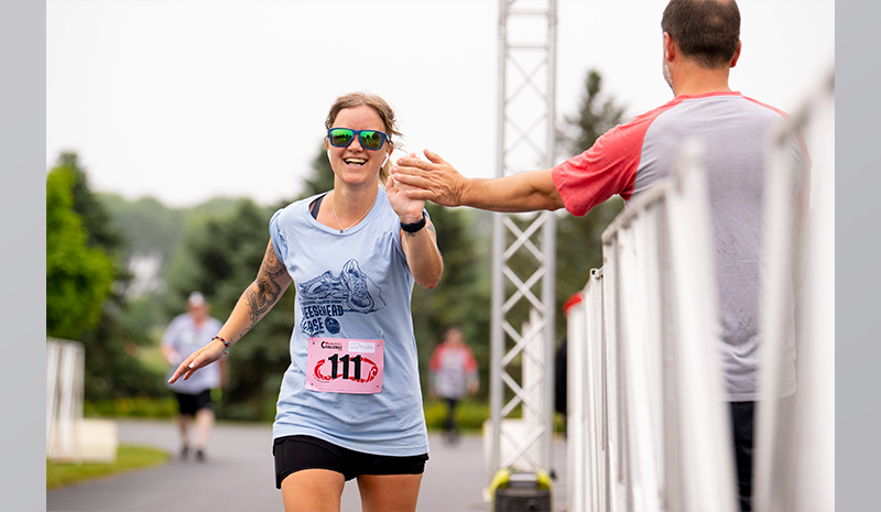 5k runner Tiffany Schlafke. (Photo from Jeff Kernen Photography)